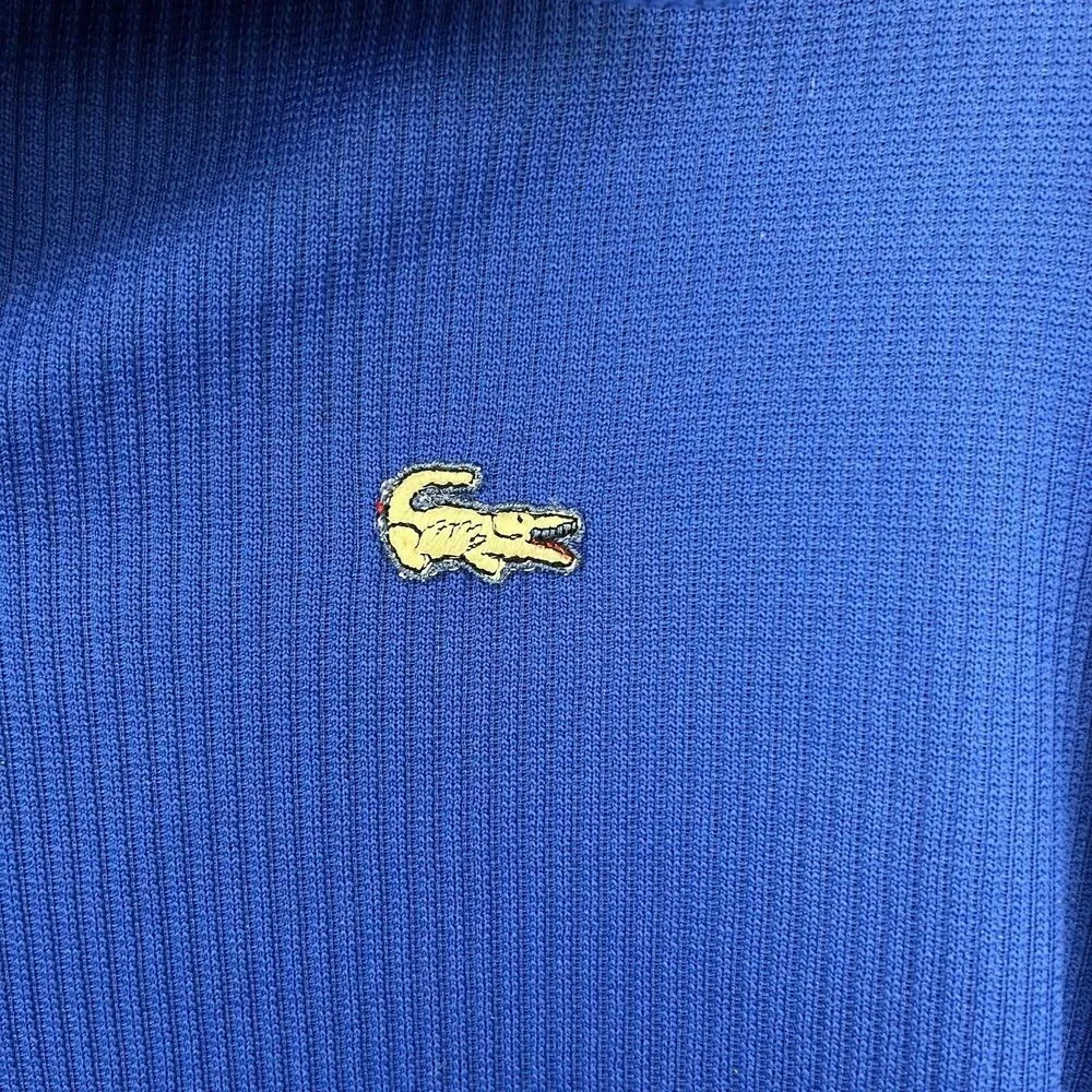 Vintage 1960’s David Crystal EARLY Lacoste Dress Blue Button Front‎ Preppy 8/10 - Picture 4 of 9